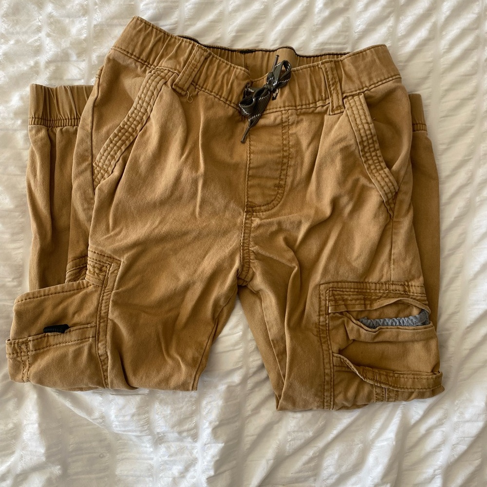 (3/$20) Kids Tan Cargo Pants